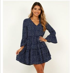 Brand New with Tags Showpo Lovers Charm Polka Dot Dress Sz 6